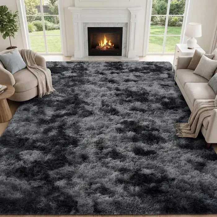 Tapis Shaggy Minimaliste Confort & Douceur Noir – Collection Maison Lova Maison lova