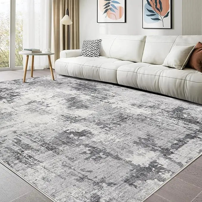 Tapis Salon et Chambre Gris Perle / Abstrait – Maison Lova Maison lova