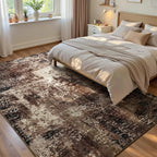 Tapis Salon Brun Chaleureux / Abstrait – Maison Lova Maison lova