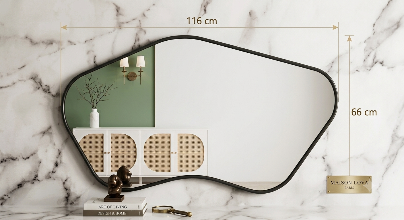 Miroir Mural Organique| Collection Maison Lova