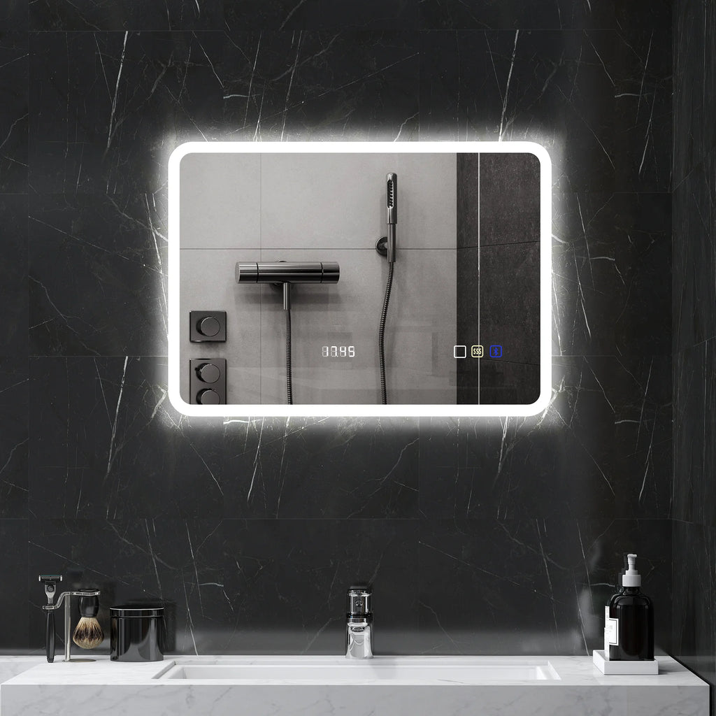 Miroir de Salle de Bain LED Connecté & Anti-Buée | Collection Maison Lova