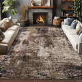 Tapis Salon Brun Chaleureux / Abstrait – Maison Lova Maison lova