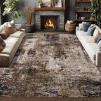 Tapis Salon Brun Chaleureux / Abstrait – Maison Lova Maison lova