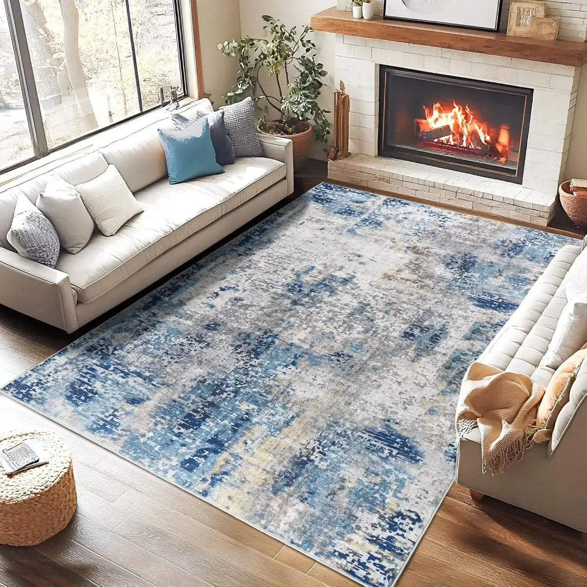 Tapis Salon et Chambre Moderne Abstrait – Maison Lova Maison lova